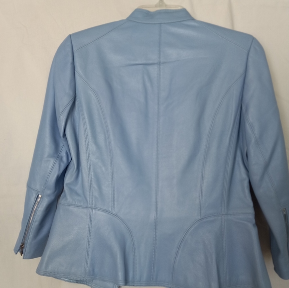 Leather blouse and blazer set - Picture 4 of 6